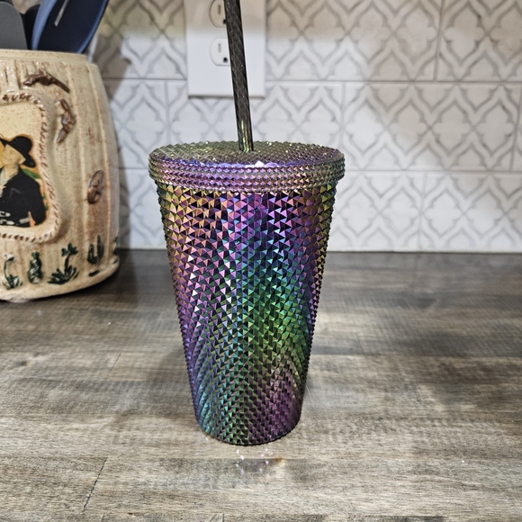 Starbucks Multicolor Studded Tumbler Oil Slick - Picture 3 of 8